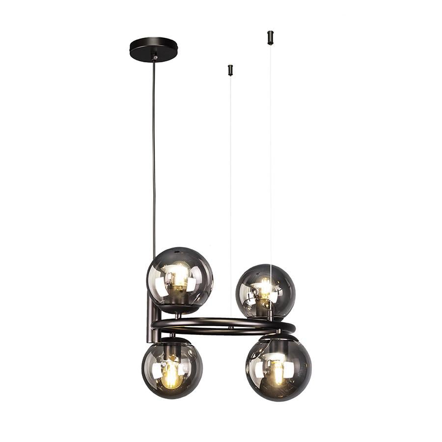 Люстра 7521011-4 BK+BK Черный (LVS5131) - фото 2