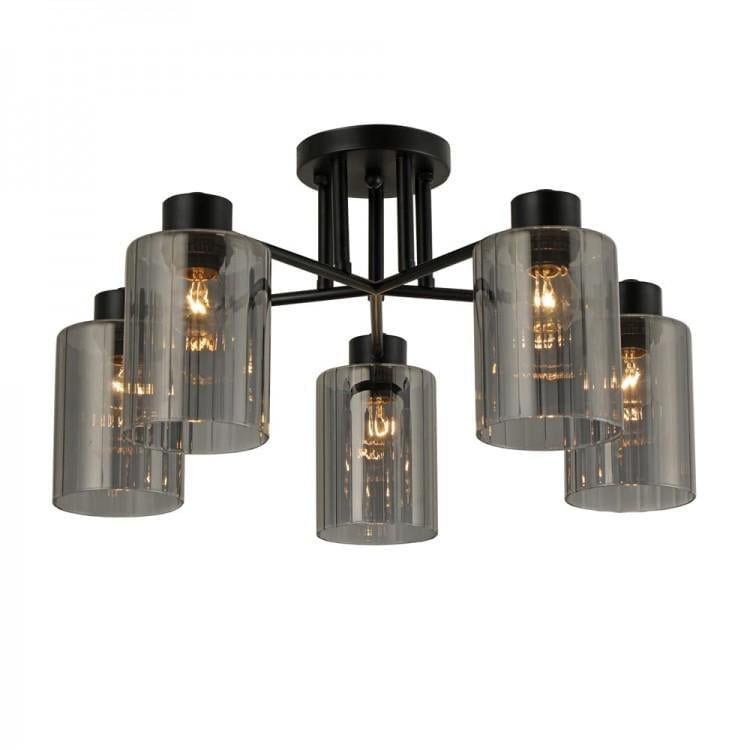 Люстра потолочная накладная ARDERO BL1350/1 OSTIN под лампу Черный (27712603)