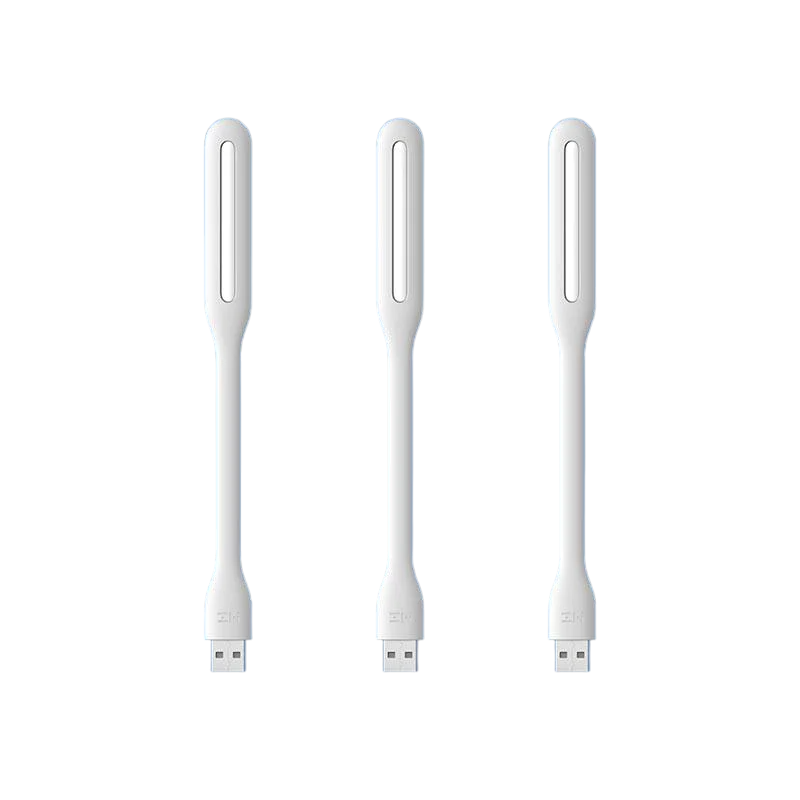 Лампа-USB ZMI LED 2 5 рівнів яскравості 3 шт. Білий (AL003)