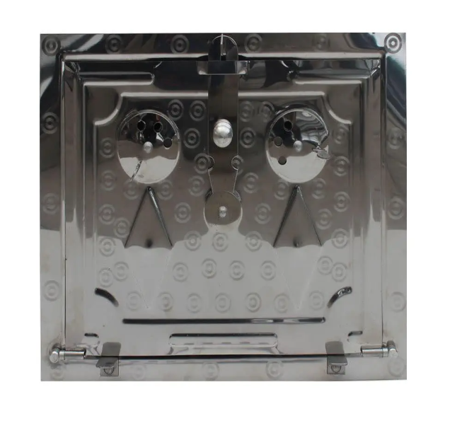 Духовка для печі нержавіюча сталь 375х310 мм - фото 2