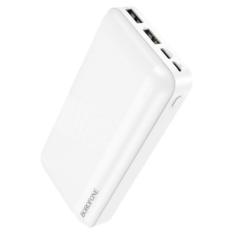 Повербанк Borofone BJ27A 20000 mAh 2xUSB 2,1A White (21553507)