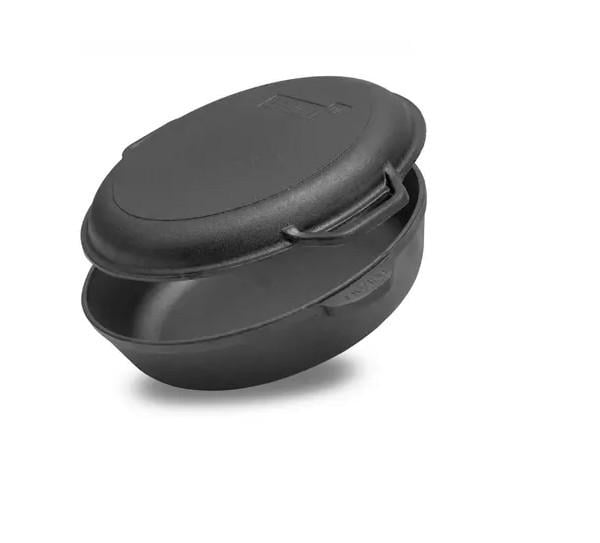 Сковорода чугунная с чугунной крышкой-сковородом 28 см (29-13-M2860U-2)