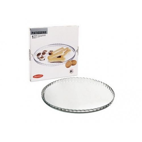 Тортівниця скляна Pasabahce Patisserie 24 см 1,6 см (c38070c8)