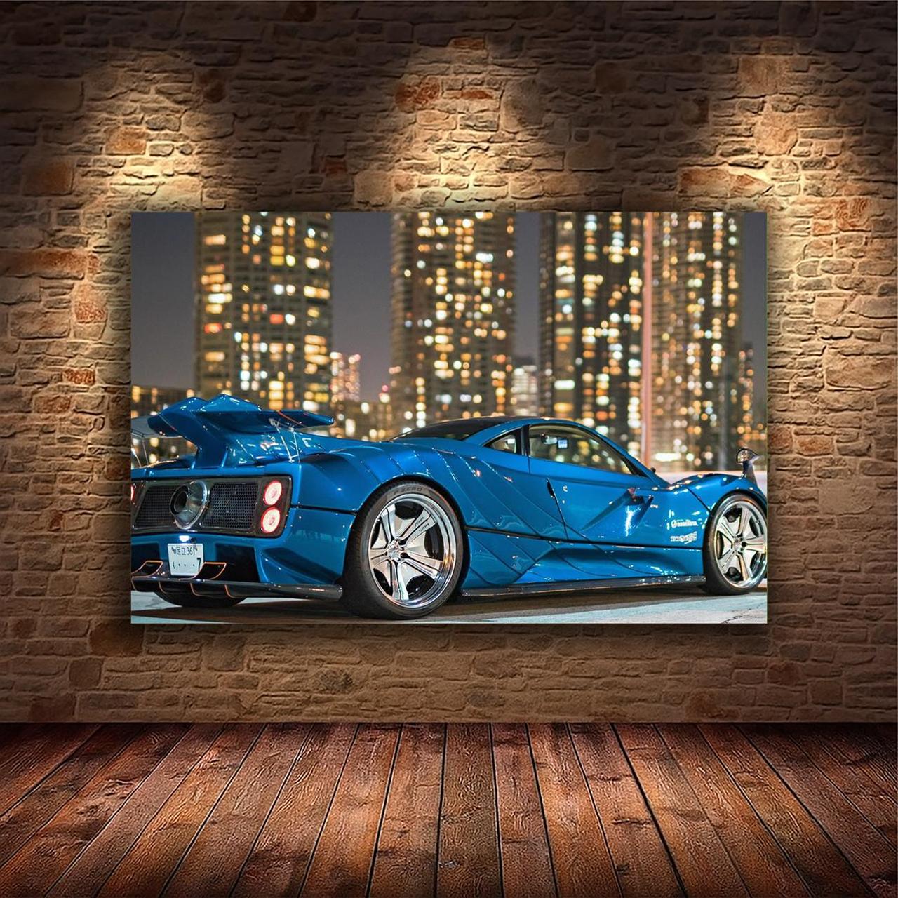Картина на холсте Спортивный автомобиль 35x55 см (M221)