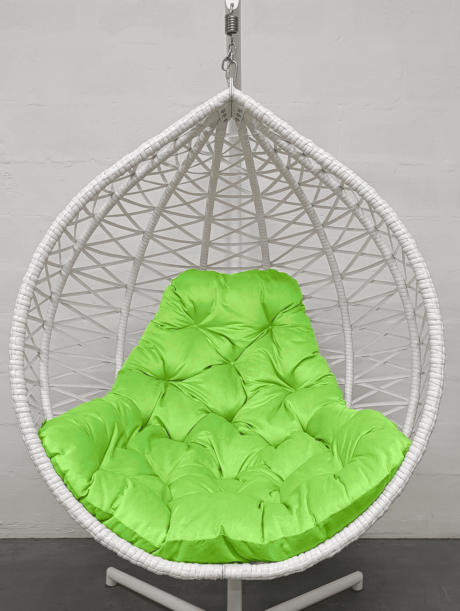 Подушка для крісла-кокона велюр 26 Весняна зелень (5906) - фото 1 Подушка для крісла-кокона велюр 26 Весняна зелень (5906) - фото 1