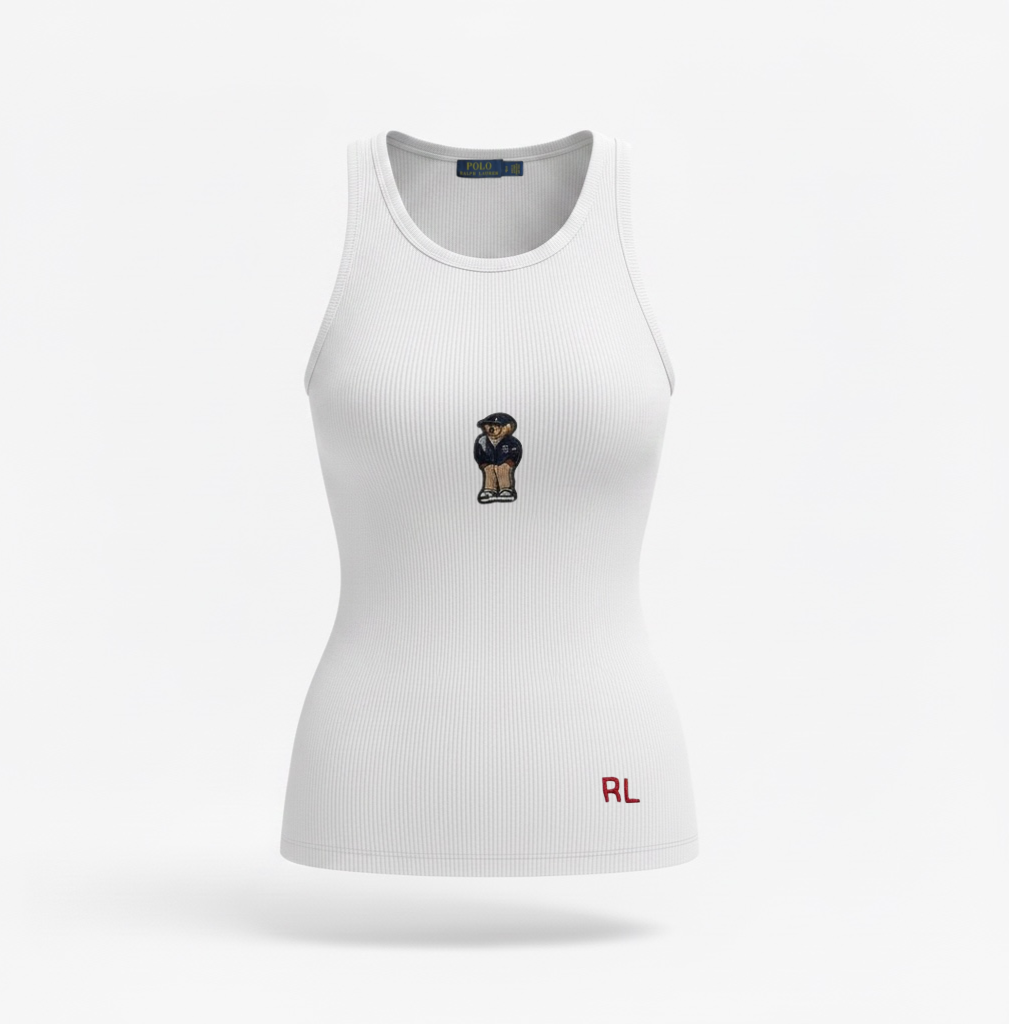 Майка женская Polo Ralph Lauren Anagram Tank Top Bear L Белый (RL24002.3L) Майка женская Polo Ralph Lauren Anagram Tank Top Bear L Белый (RL24002.3L)