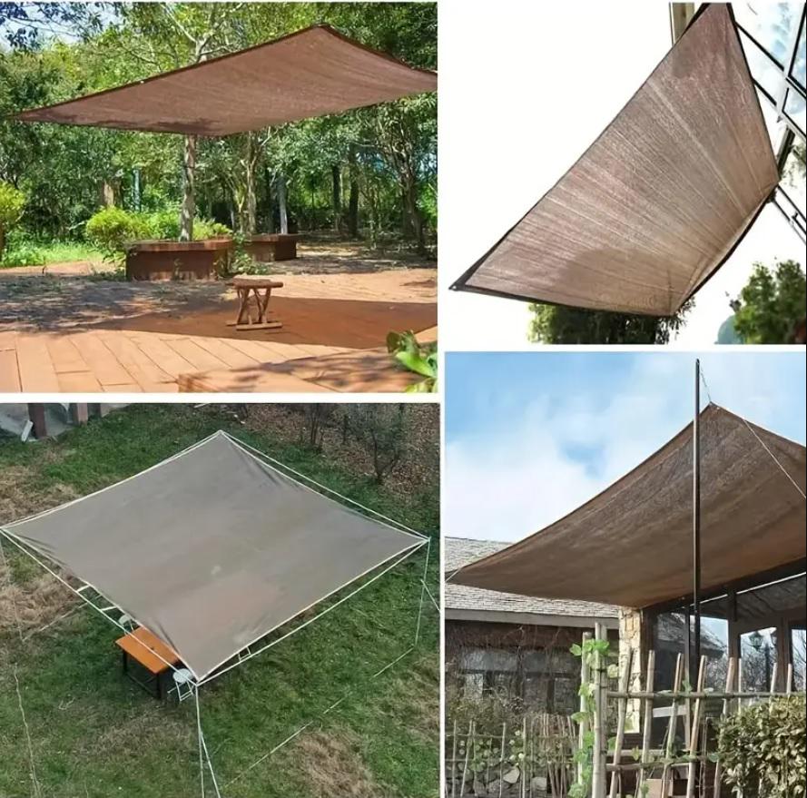 Сетка затененная 90% с люверсами 2 м х 5 м Коричневый (23558614) - фото 5 Сетка затененная 90% с люверсами 2 м х 5 м Коричневый (23558614) - фото 5