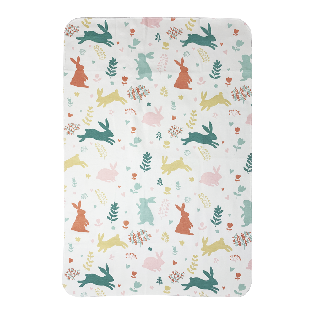 Пеленка для детей многоразовая Кролик бамбуковая 50х75 см (17894497)