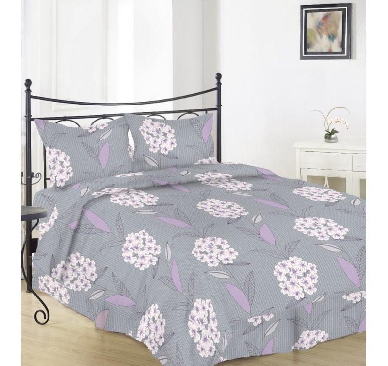 Простынь на резинке Вилена Голд Цвет калины бязь 90х200/25 см