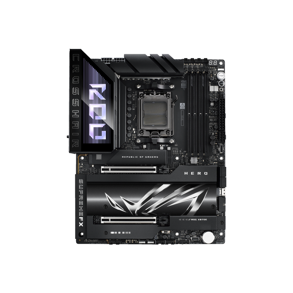 Материнская плата Asus ROG CROSSHAIR X870E HERO SocketAM5 DDR5 два USB4 пять M.2 LAN 5G/2,5G (610408)