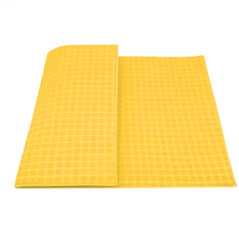 Коврик для сушки посуды Dish drying mat из микрофибры 38х50 см Желтый (1001890-Yellow) - фото 4