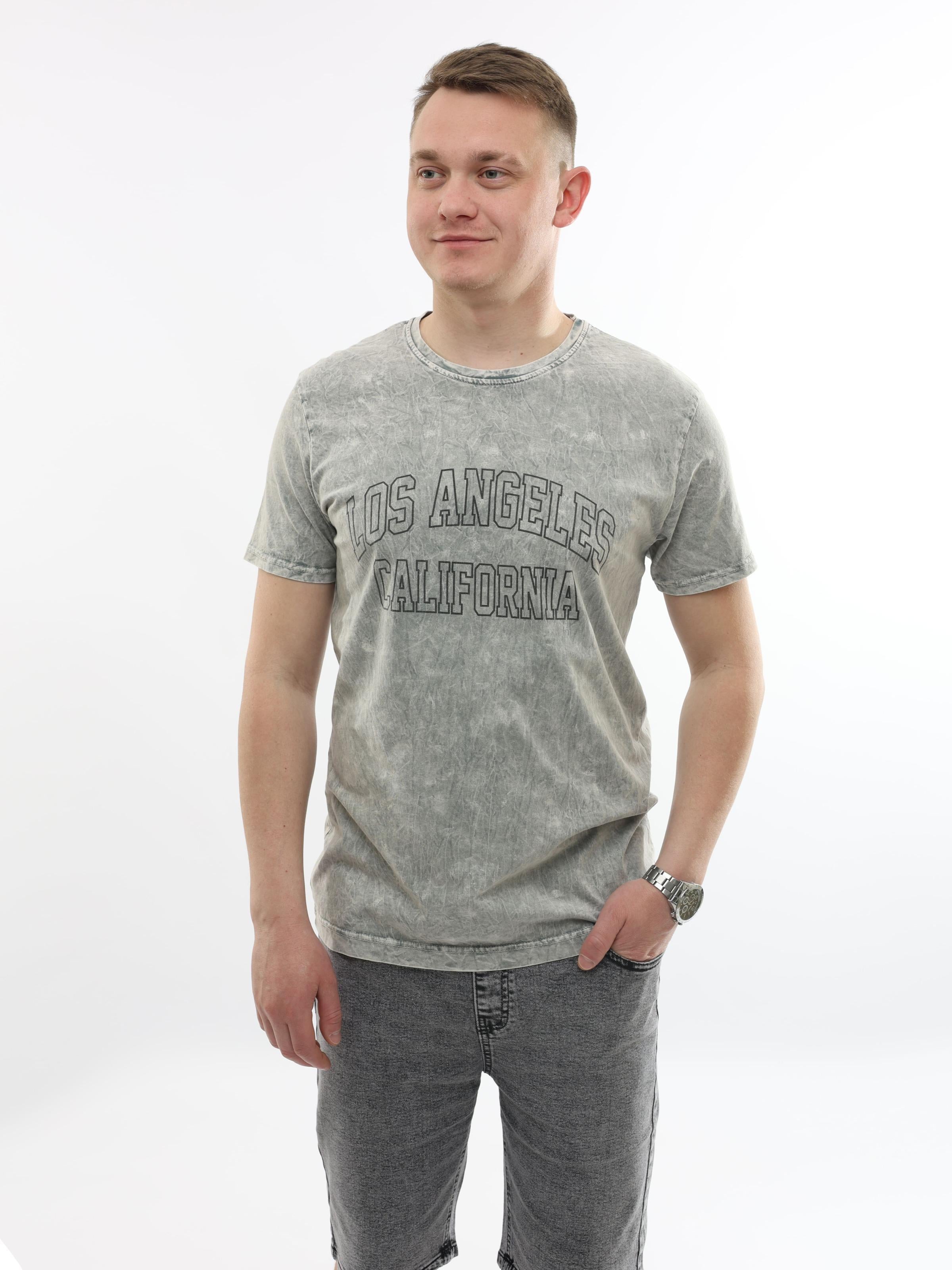 Футболка мужская STAR XL Серый (278557-XL)