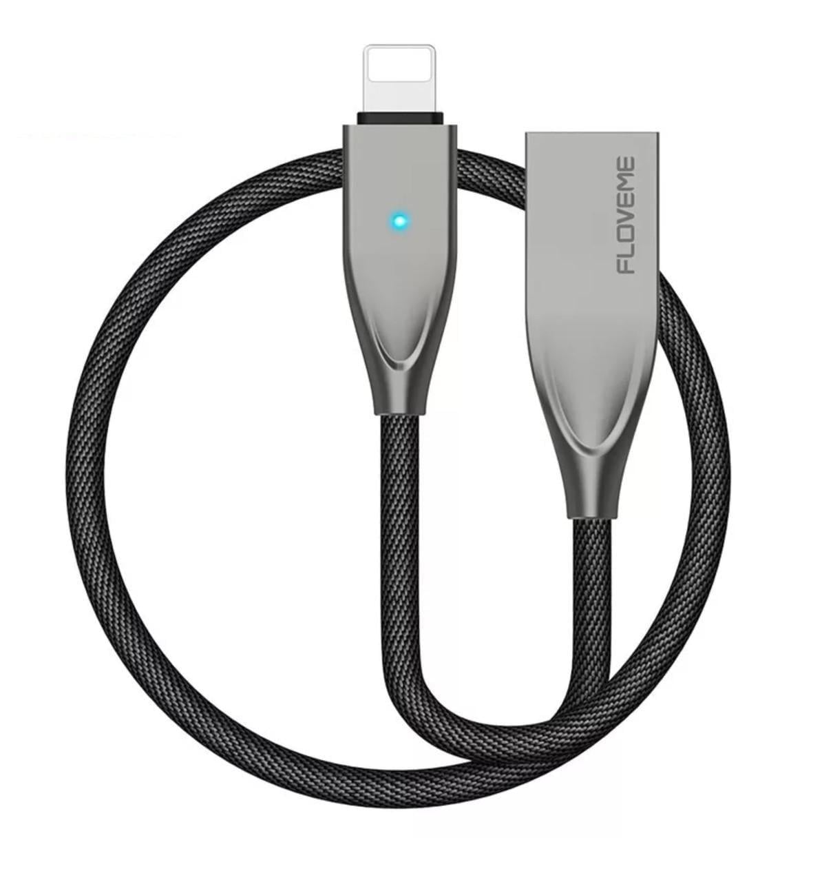 кабель быстрой зарядки Floveme Usb Lightening 1,2 м Черный (831321443) кабель быстрой зарядки Floveme Usb Lightening 1,2 м Черный (831321443)