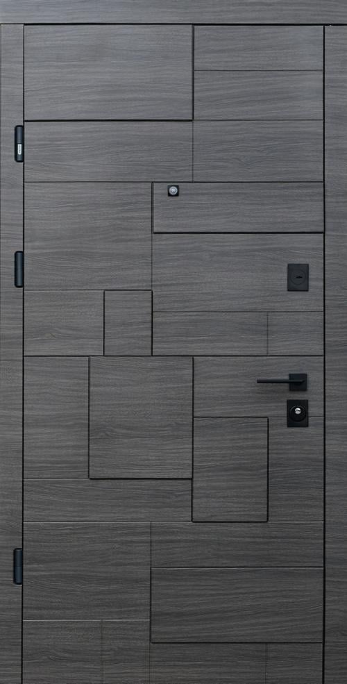 Двері вхідні Straj Піраміс 3D Prestige 950х2040 мм венге сірий горизонт АРТ/ біла емаль VG Двері вхідні Straj Піраміс 3D Prestige 950х2040 мм венге сірий горизонт АРТ/ біла емаль VG