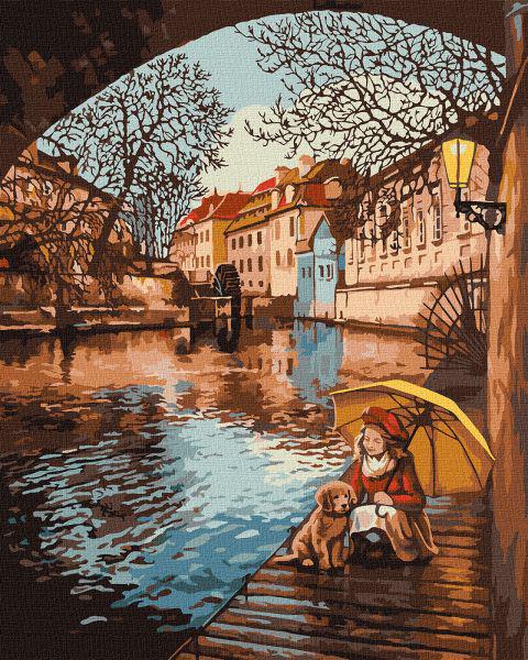 Картина за номерами Ідейка Прогулянка восени 40x50 см (KHO3643)