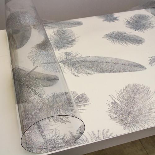 Мягкое стекло лазер Oncu Grup 800 мкм 80х120 см Прозрачно-золотой (5049-S)