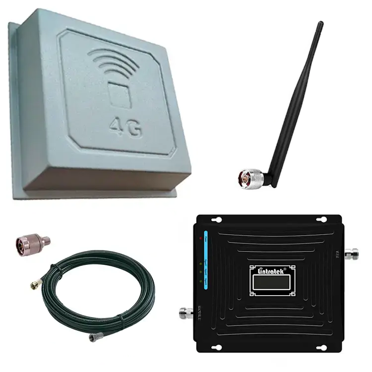 Комплект підсилювачу мобільного зв'язку та інтернету Lintratek KW19L антена 17 dB/внутрішня антена 5 dB (31115821)