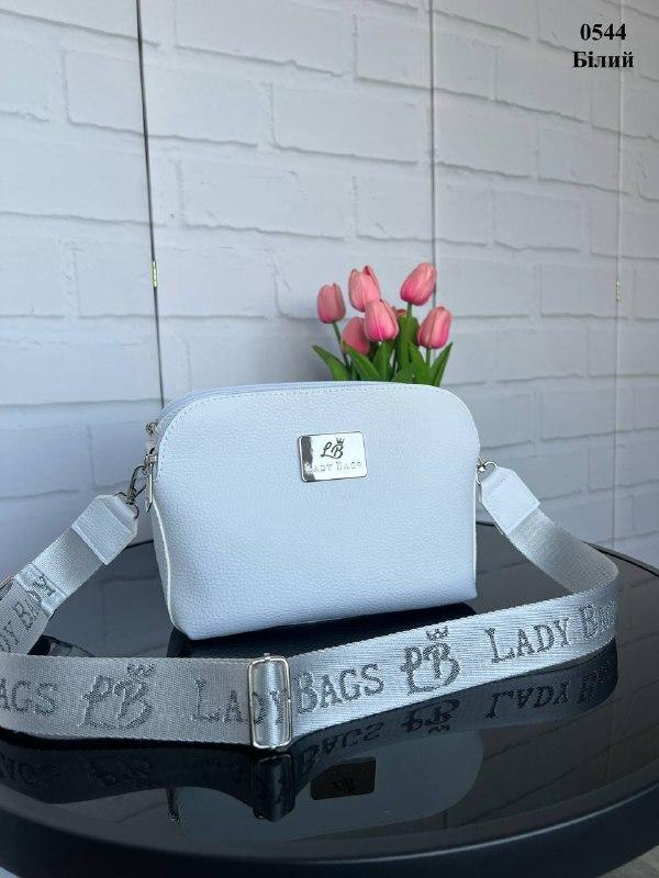 Клатч кросс-боди с широким ремнем Белый (2732414517) - фото 2 Клатч кросс-боди с широким ремнем Белый (2732414517) - фото 2