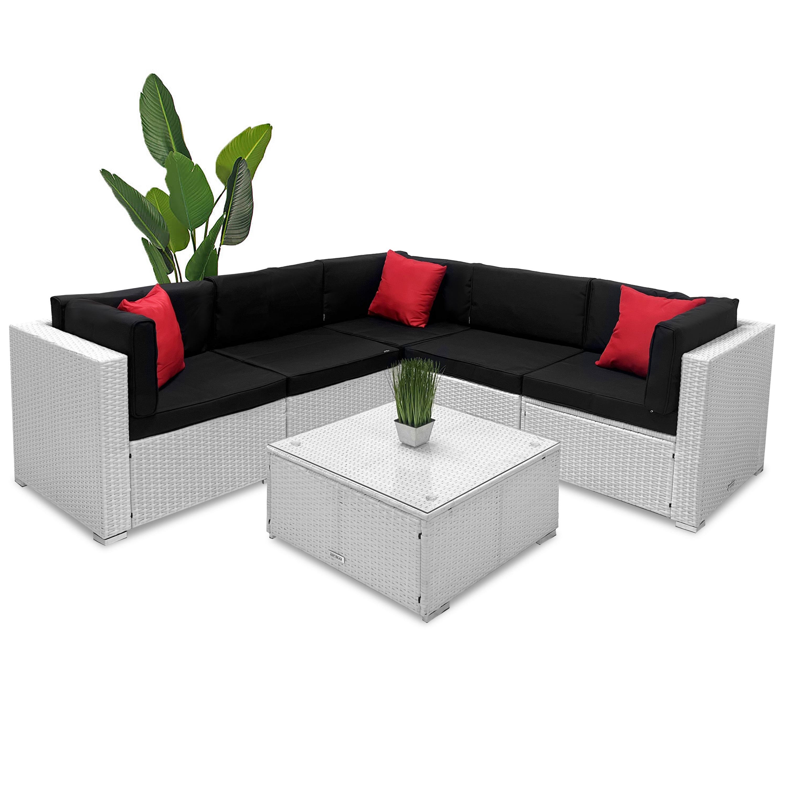 Набір садових меблів Just Relax Lounge Teracce 6 330 White