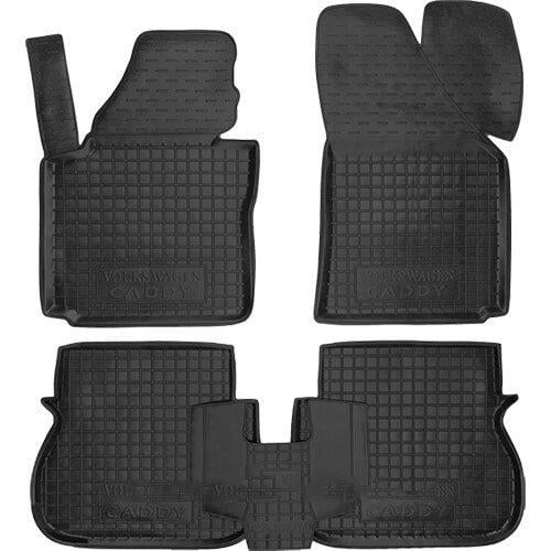 Коврики автомобильные AVTO-Gumm Volkswagen Caddy III 04- 4 двери Черный (11444)