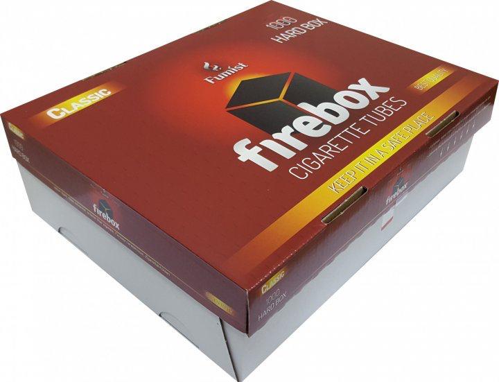 Гильзы для набивки сигарет Firebox 1000 шт. с машинкой для набивки сигарет DEDO Черно-желтый - фото 2