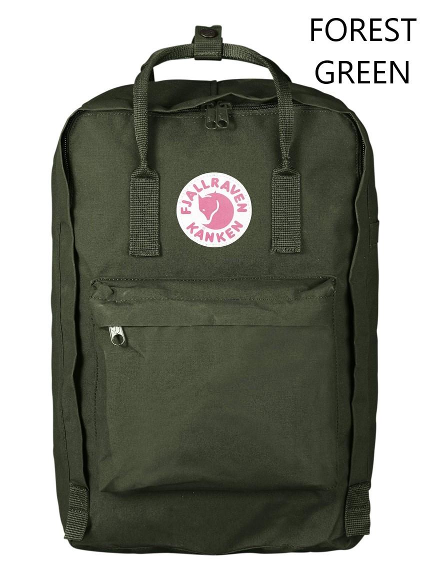 Рюкзак Fjallraven Kanken Laptop 17 Forest Green (1004-27173.660)