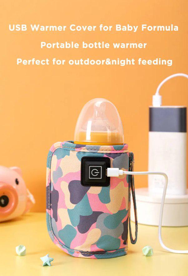 Подогреватель для бутылочки портативный, термоупаковка Mommy Bag №2 Розовый (141431) - фото 7