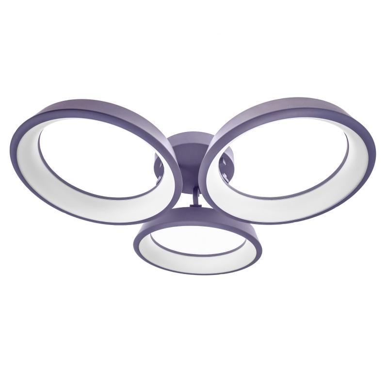 Люстра світлодіодна стельова Brille BL-486C/63 W LED GR для спальні