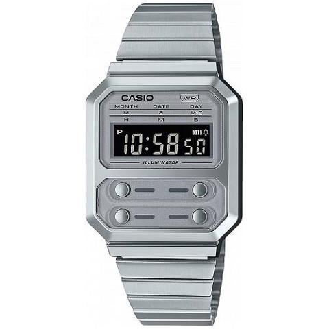 Наручные часы Casio A100WE-7BEF кварцевые D 40 мм (11781495)