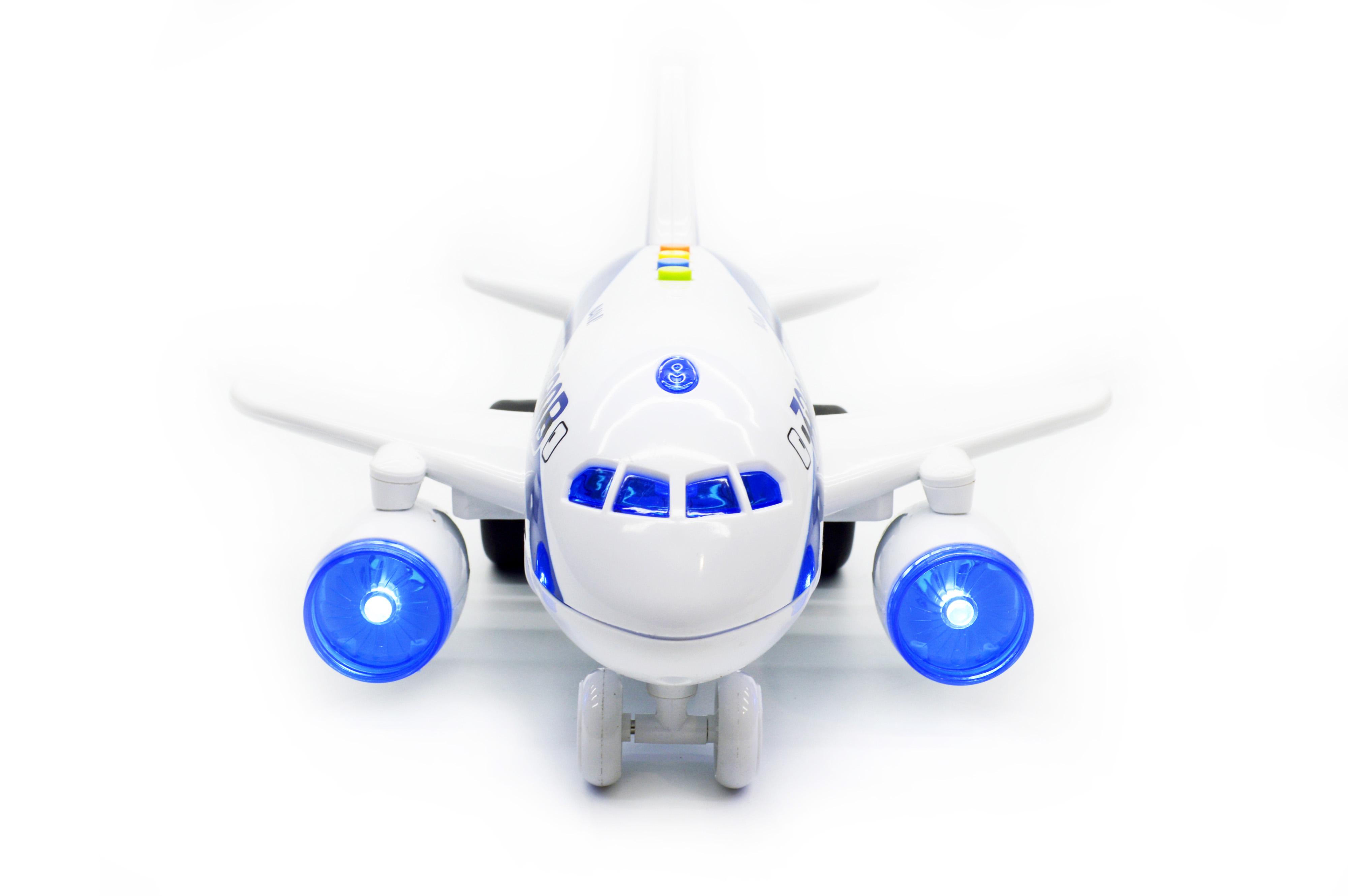 Игрушка самолет пассажирский свет звук инерция (WY720B) - фото 8 Игрушка самолет пассажирский свет звук инерция (WY720B) - фото 8