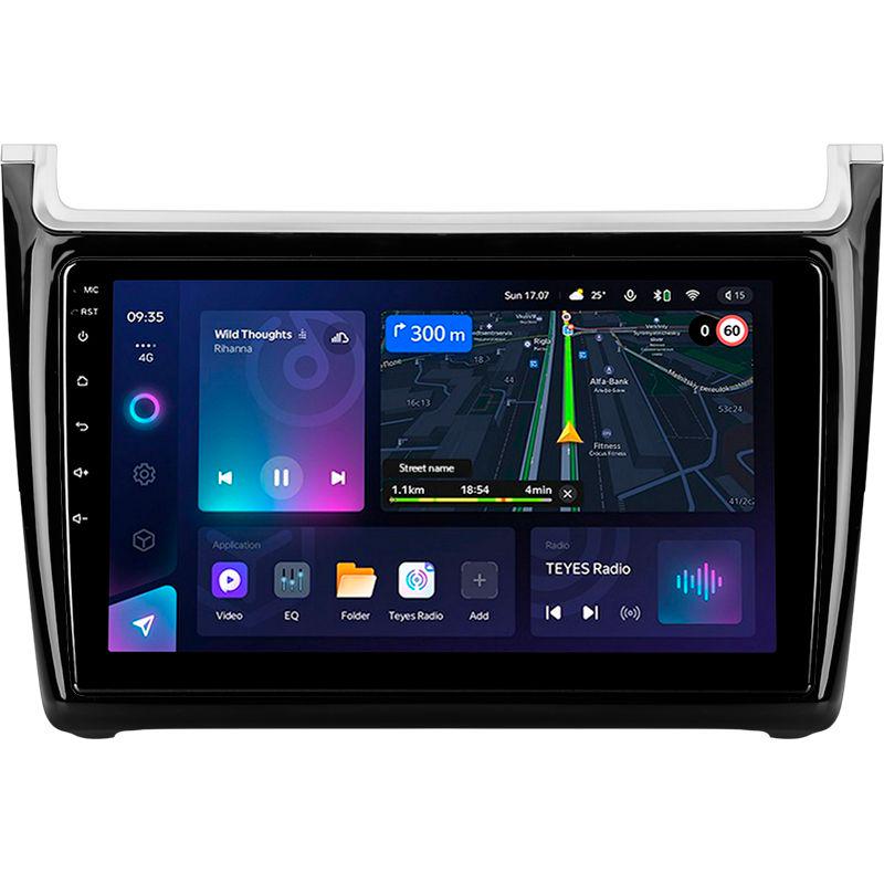 Магнитола штатная Teyes CC3L 4/32 GB для Volkswagen Polo 5 2008-2020 г. 9" (AR-82377)