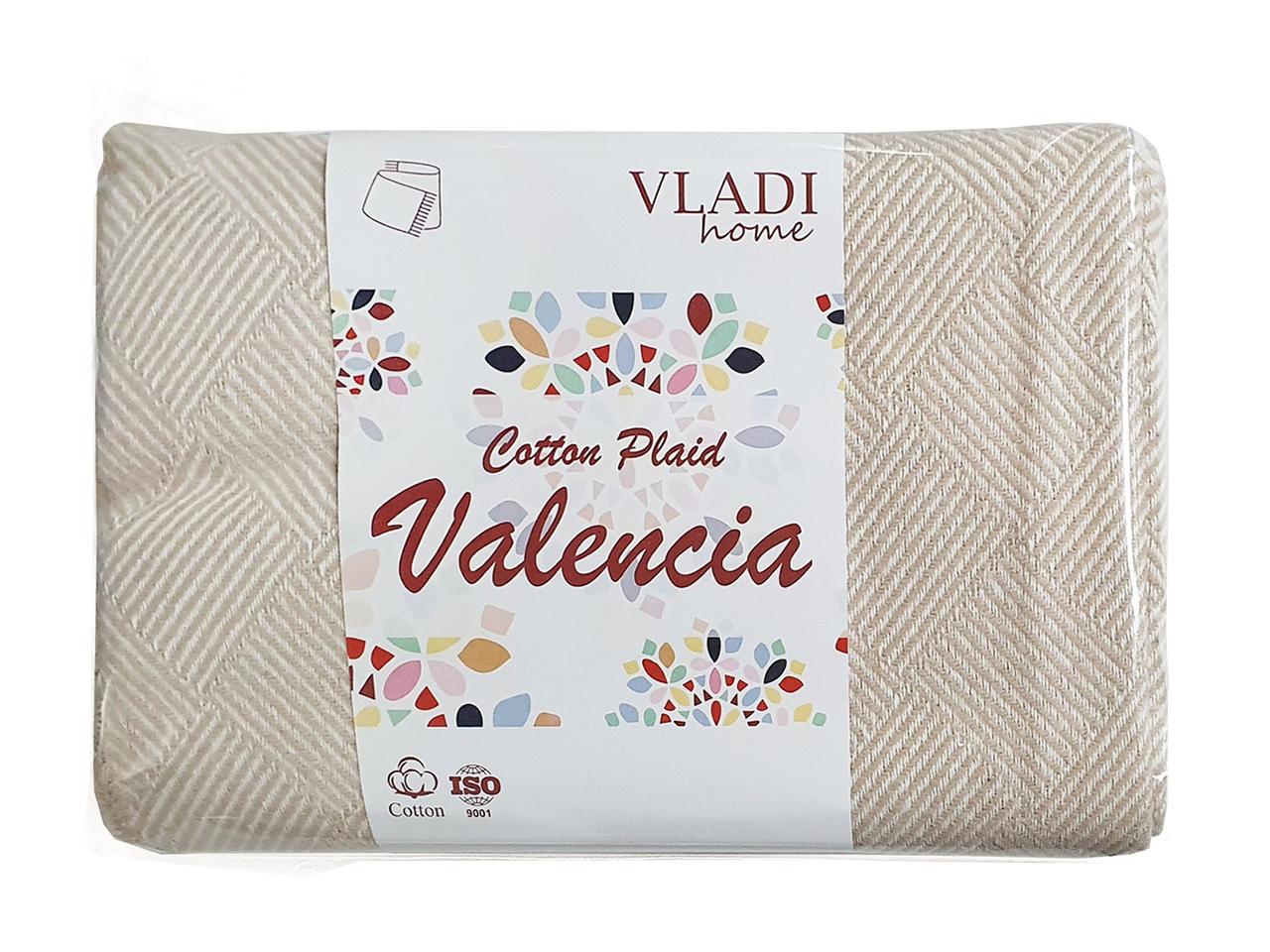 Плед бавовняний Vladi Валенсія №3 Parquet полуторний 140х200 см Білий/Пісочний (25898109) - фото 1 Плед бавовняний Vladi Валенсія №3 Parquet полуторний 140х200 см Білий/Пісочний (25898109) - фото 1
