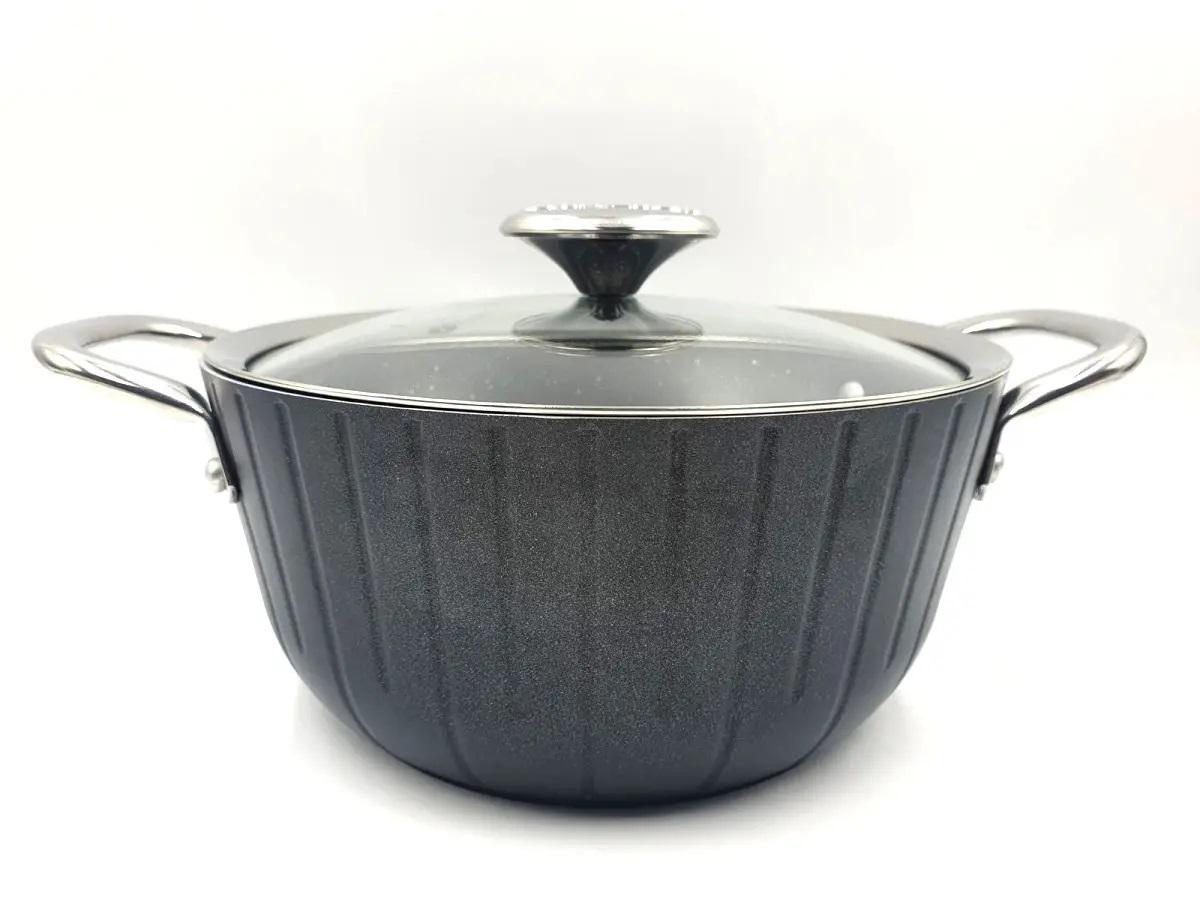 Кастрюля O.M.S. Collection 3118-28 см 6,2 л Black (85006)