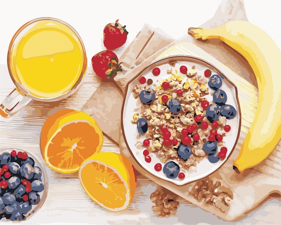 Картина за номерами Корисний сніданок (AS0919)