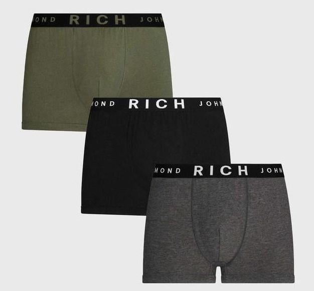 Трусы боксеры мужские анатомические JOHN RICHMOND XL Хаки/Черный/Серый/Черный Трусы боксеры мужские анатомические JOHN RICHMOND XL Хаки/Черный/Серый/Черный