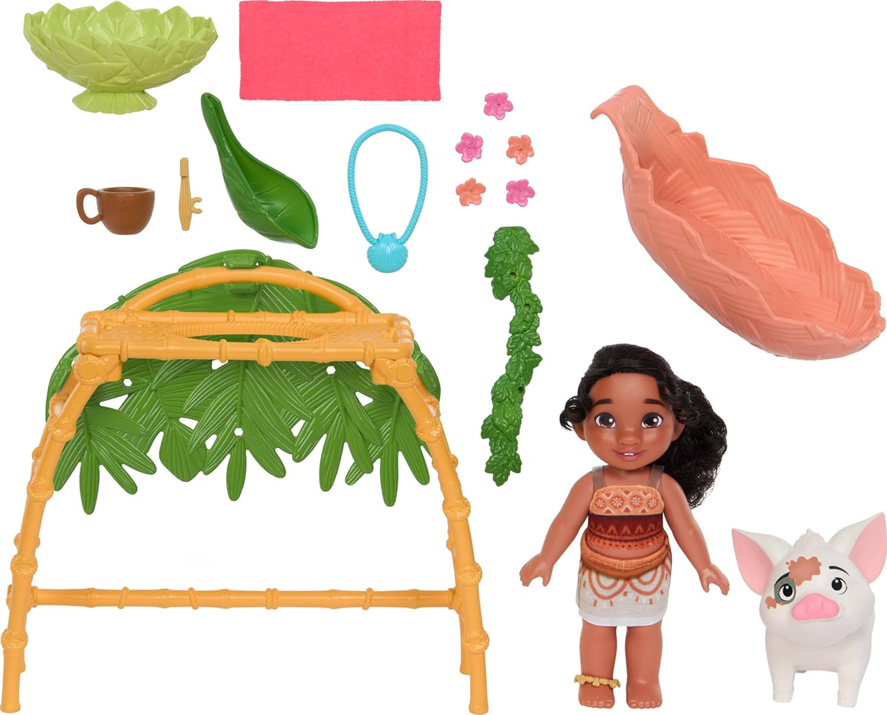 Ігровий набір Mattel Disney Ваяна 2 Сімеа і Пуа для купання 10 акс.