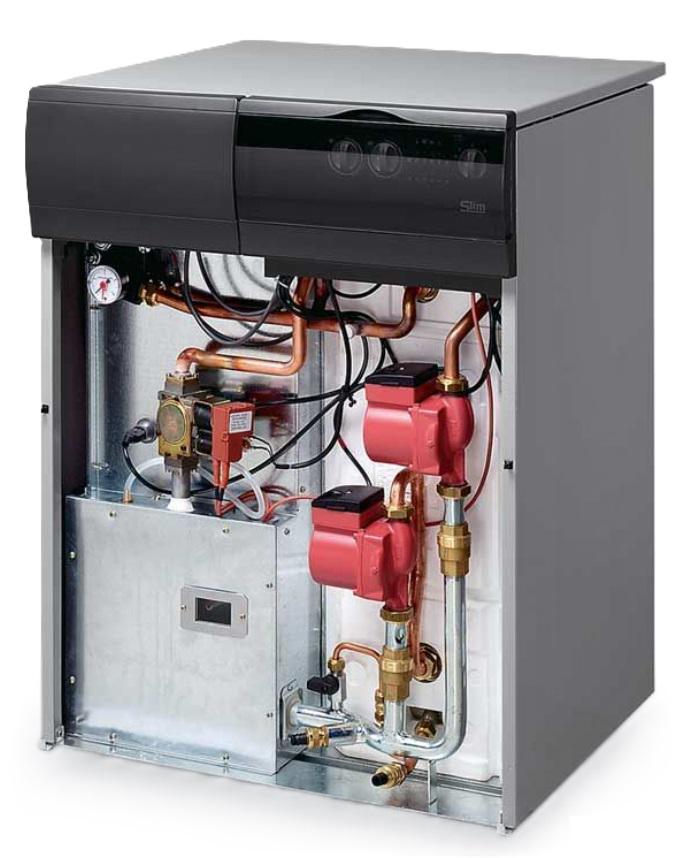 Котел газовый двухконтурный напольный с чугунным теплообменником и встроенным бойлером BAXI SLIM 2.230 i (WSB434233010) - фото 2 Котел газовый двухконтурный напольный с чугунным теплообменником и встроенным бойлером BAXI SLIM 2.230 i (WSB434233010) - фото 2