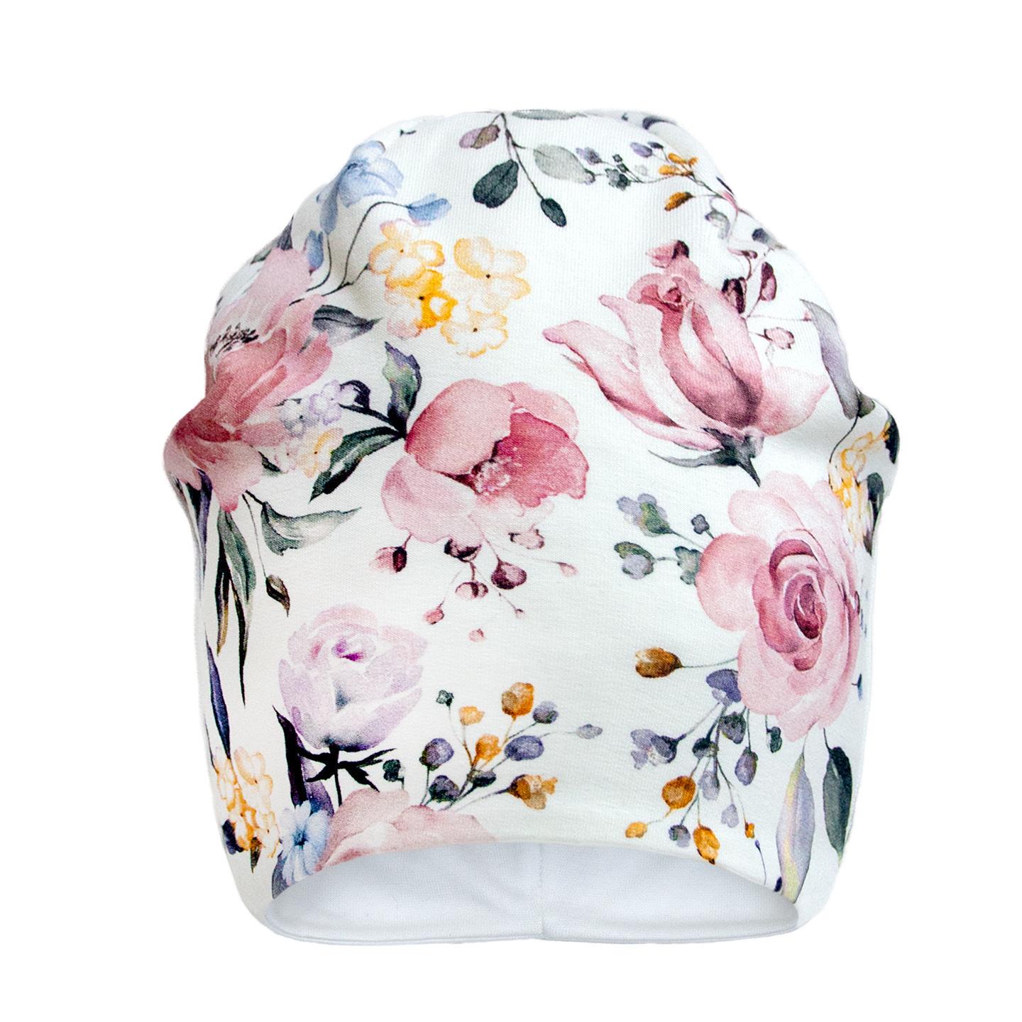 Шапка демисезонная Цветы Девид стар 2135 р. 52