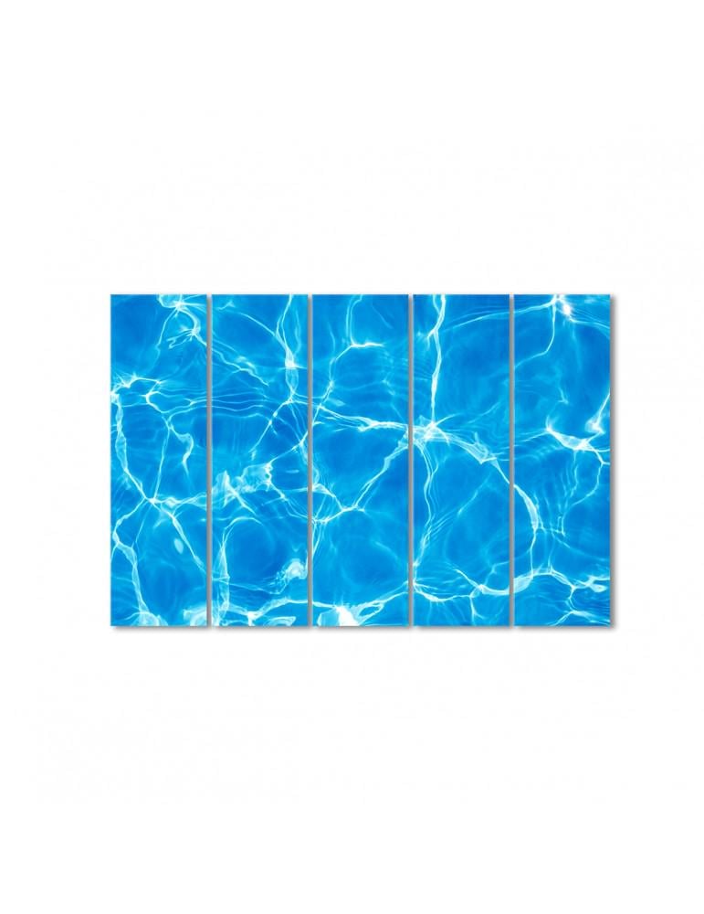 Картина модульная Солнечная вода 5 модулей 70x105 см