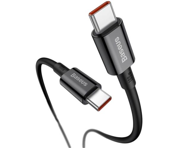 Кабель Data USB BASEUS Superior Series Type-C/Type-C CATYS-B01 100W 1 м Black - фото 4