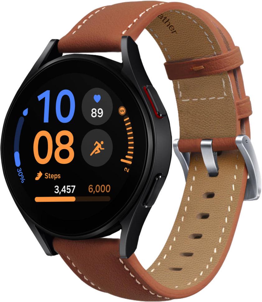 Ремінець шкіряний Folsa для Galaxy Watch FE 40 мм Brown (39315-30) Ремінець шкіряний Folsa для Galaxy Watch FE 40 мм Brown (39315-30)
