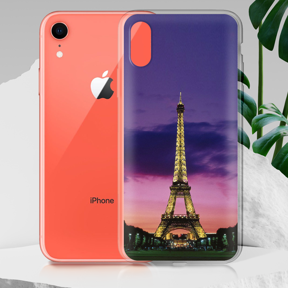 Чехол Boxface iPhone XR Полночь в Париже Прозрачный силикон (35417-up964-35417) - фото 2