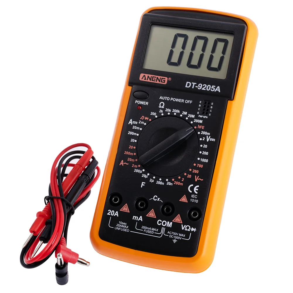 Мультиметр DT9205A ANENG Orange (8-22-45894)