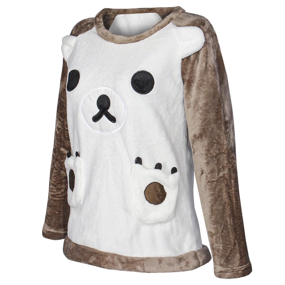 Пижама женская теплая махровая Bear M White - фото 2 Пижама женская теплая махровая Bear M White - фото 2