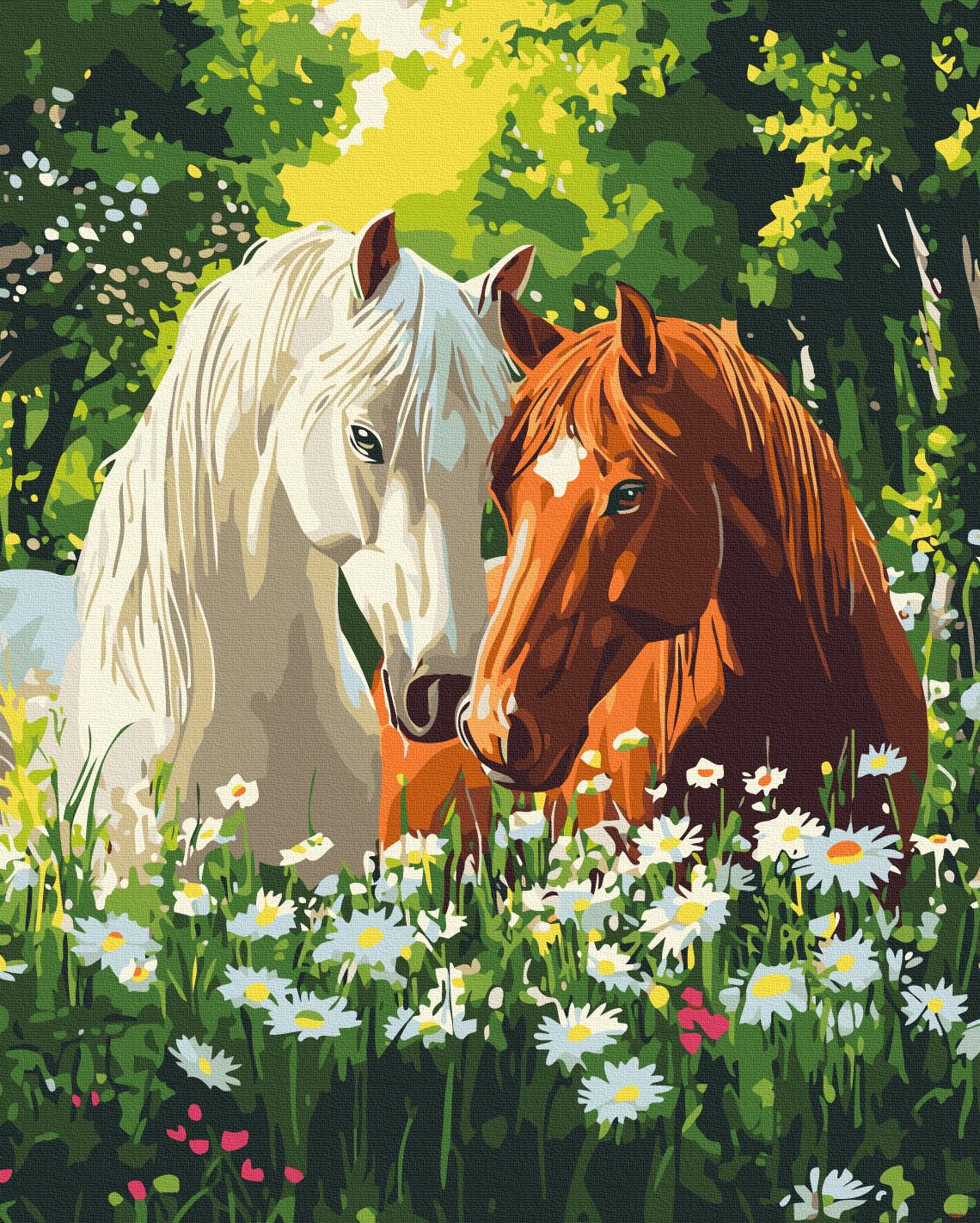 Картина по номерам Brushme Тишина цветущего утра 40x50 см (BS54425)