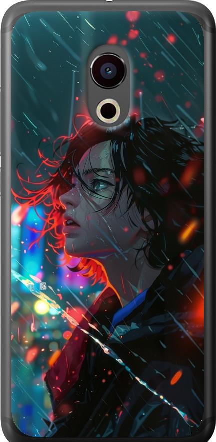Чехол на Meizu Pro 6 Ночные огни (6096u-293-42517)