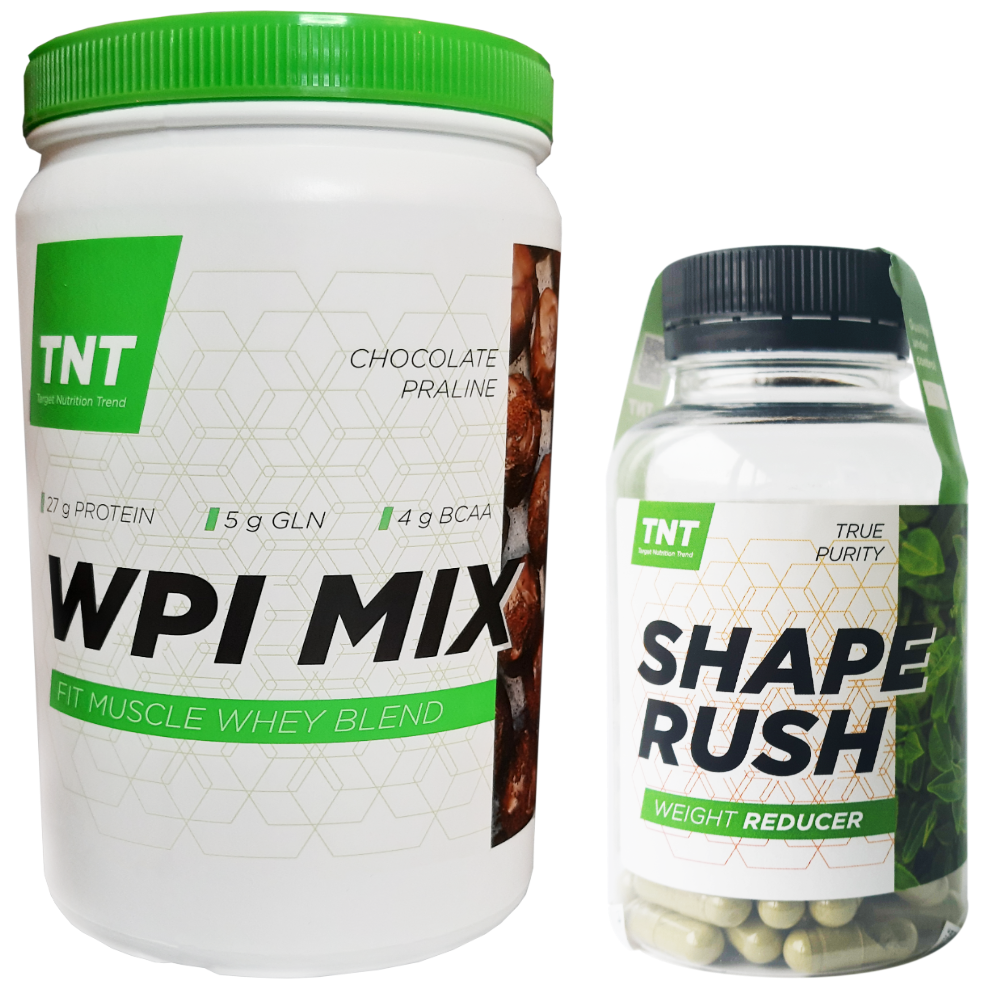 Комплекс TNT Nutrition Ізолят 0,9 кг/Жироспалювач Shape Rush