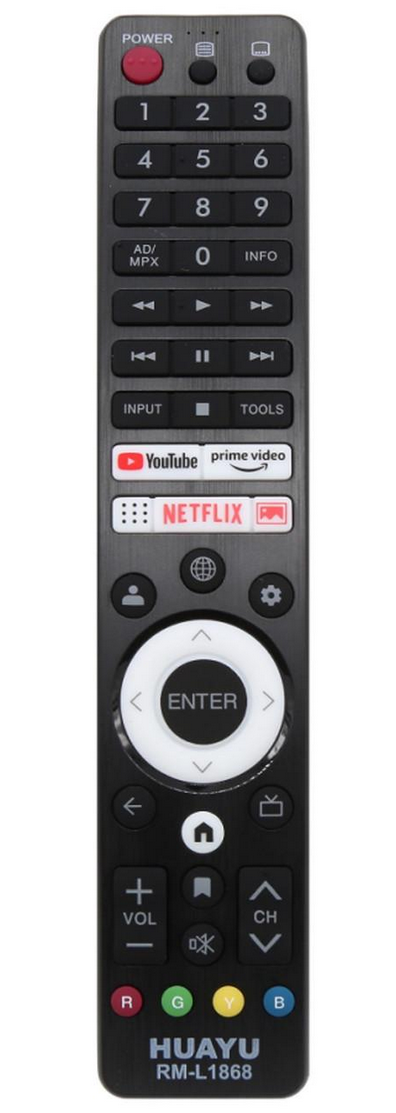 Универсальный пульт для телевизора Sharp RM-L1868 (2260367275)