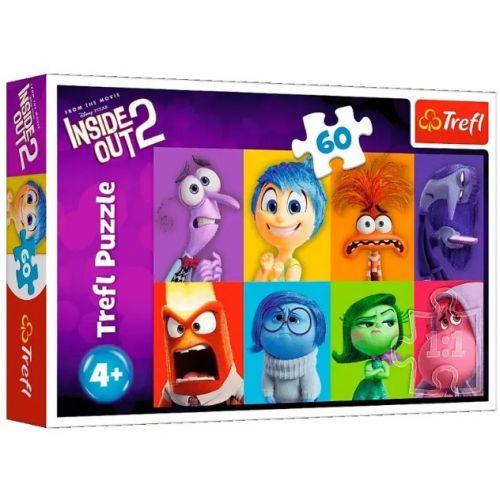 Пазлы Trefl Inside Out 2 Знай свои эмоции 17397 60 элементов в коробке (5900511173970)
