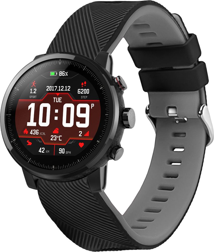 Ремешок Luminic для Amazfit Stratos Black Grey (26664-53)